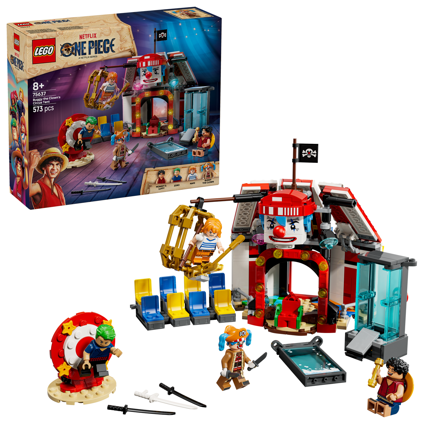 LEGO Circustent van Buggy de Clown 75637 One Piece