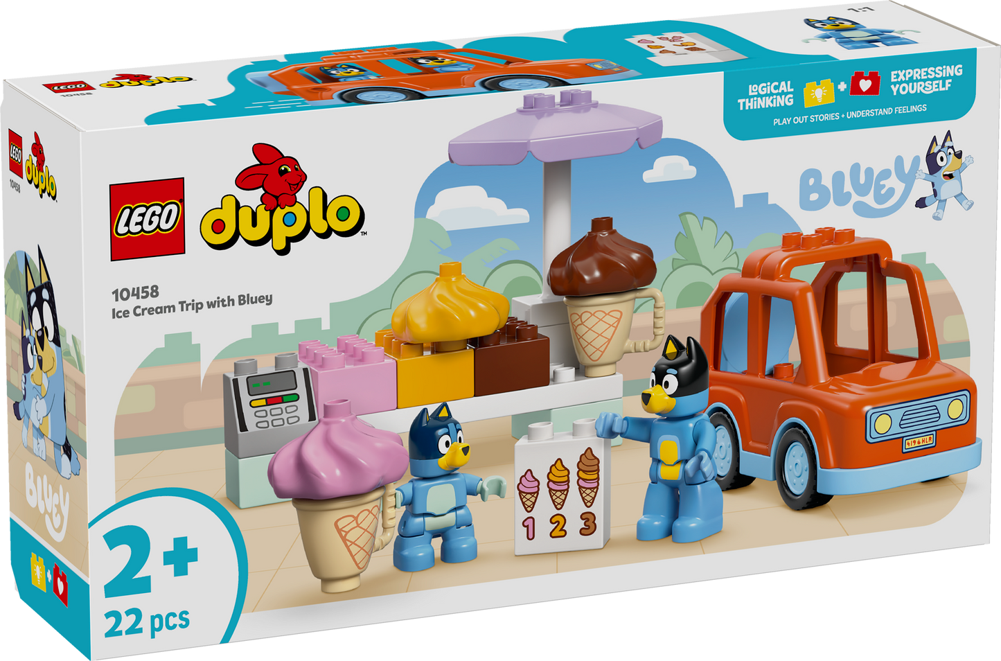 LEGO House of Bluey und ihre Familie mit Memory-Spiel 10459 Duplo Bluey Vorbestellung: 1. August)