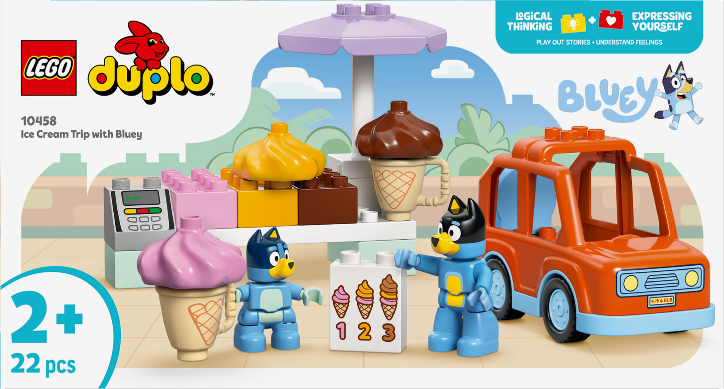 LEGO House of Bluey und ihre Familie mit Memory-Spiel 10459 Duplo Bluey Vorbestellung: 1. August)