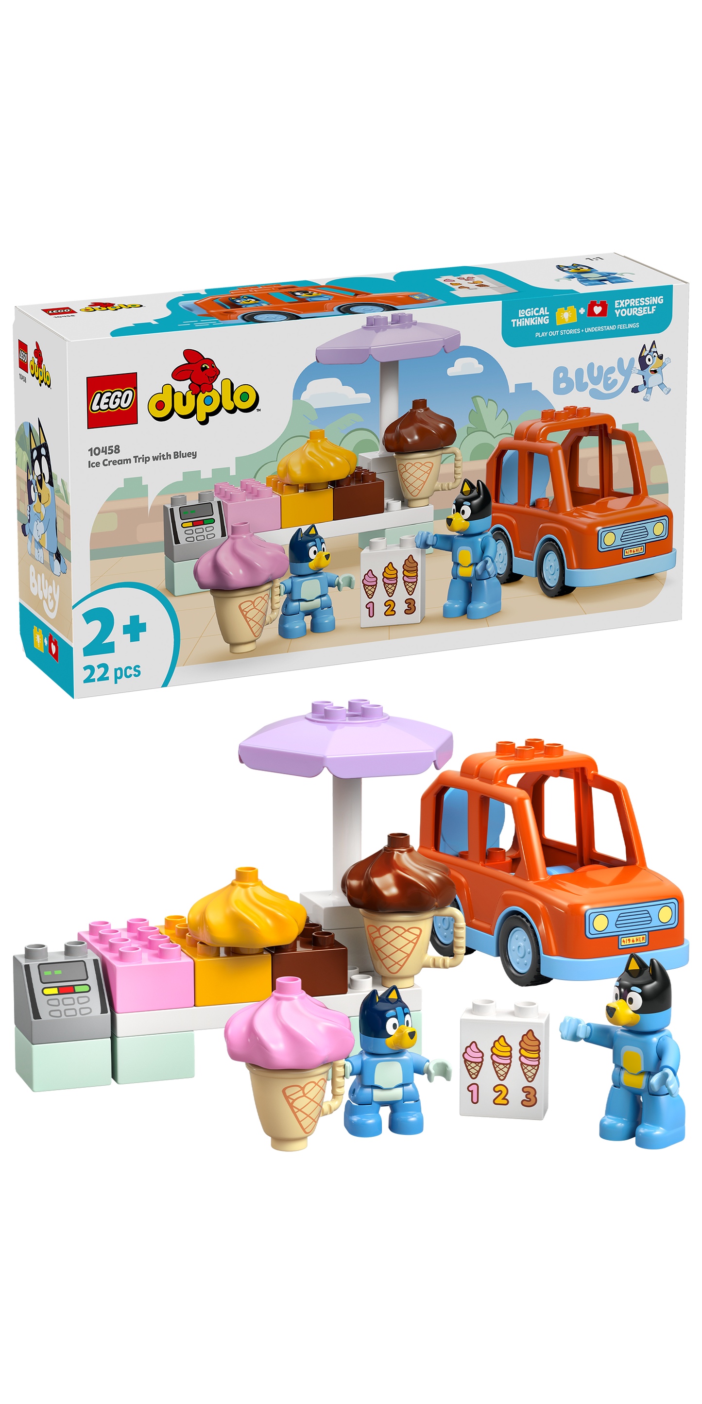 LEGO House of Bluey und ihre Familie mit Memory-Spiel 10459 Duplo Bluey Vorbestellung: 1. August)
