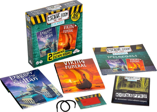 Escape Room The Game voor 2 spelers: Dagger of the Sultan/Viking Funeral
