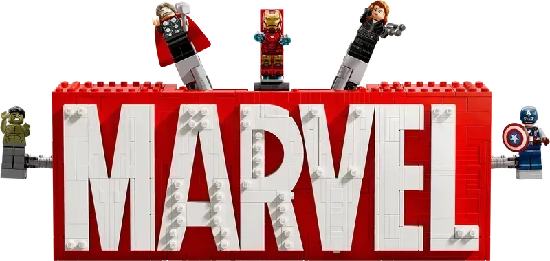 LEGO Marvel Logo und Figuren 76313 Superhelden