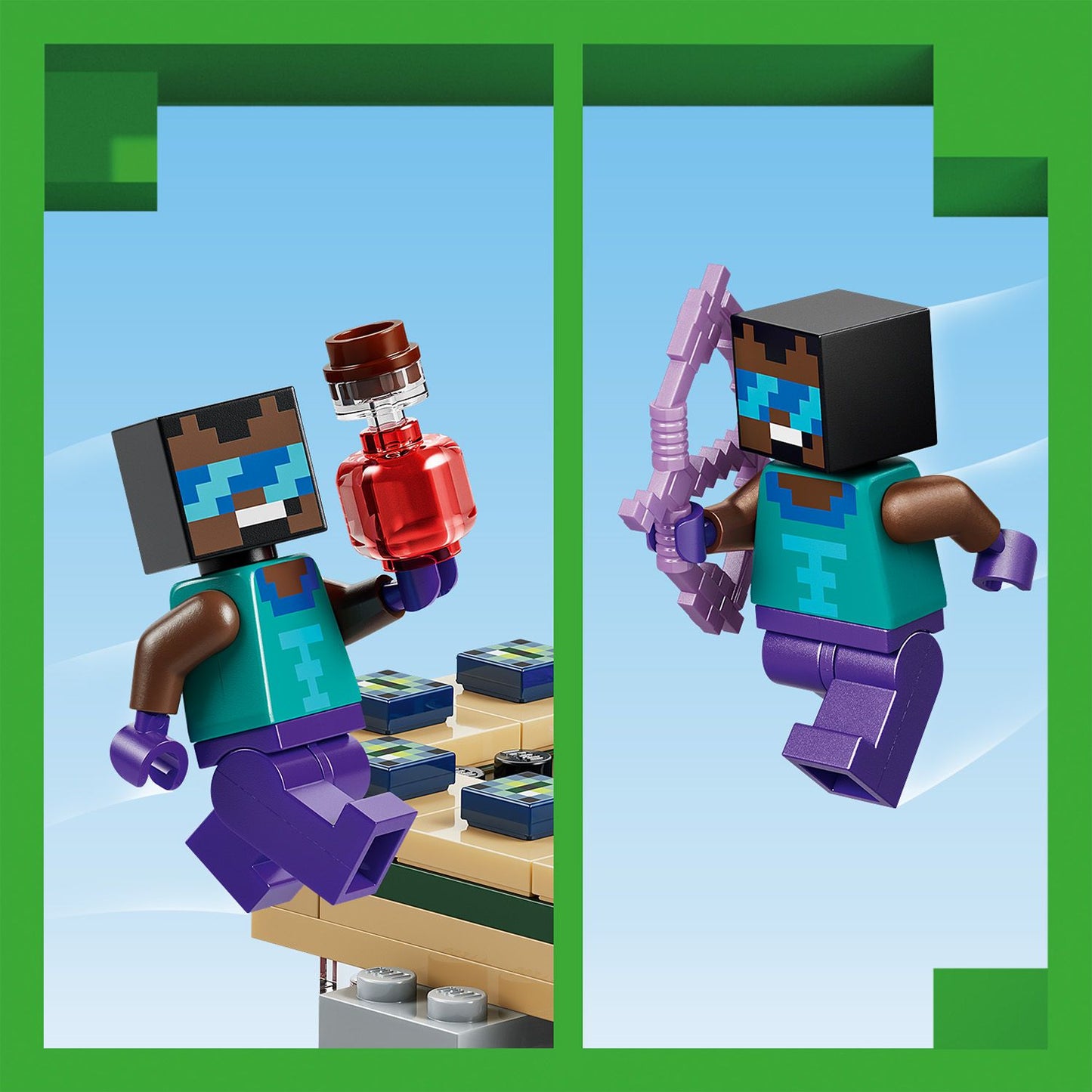 LEGO® Minecraft® Reis naar de Nether en het End-Portaal - Gamingset - Bouwspeelgoed - Cadeau - 21584