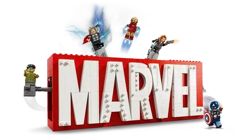 LEGO Marvel Logo und Figuren 76313 Superhelden