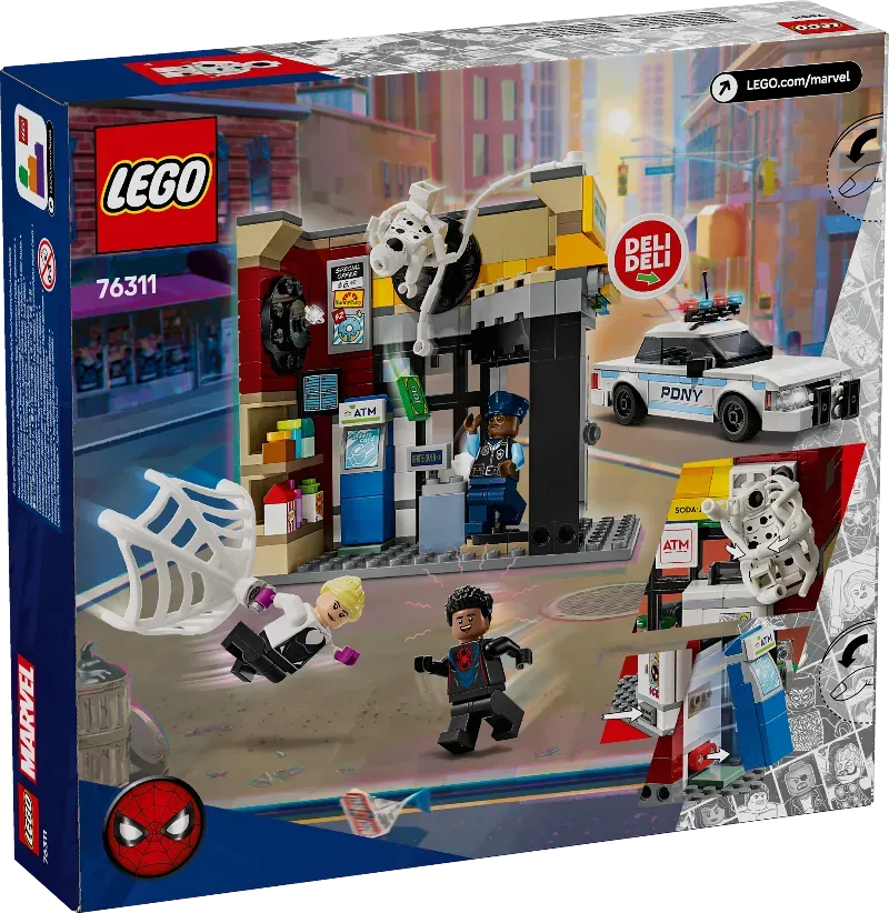 LEGO 76311 Spider-Verse, Miles Morales vs. De Spot: Swing into Action!
Ontdek de wereld van Spider-Verse met LEGO 76311!
Ben jij een fan van de spannende Spider-Verse films? Dan is deze LEGO set een absolute must-have voor jouw verzameling. Beleef de opwindende strijd tussen Miles Morales en de schurkenachtige Spot met deze gedetailleerde bouwset.