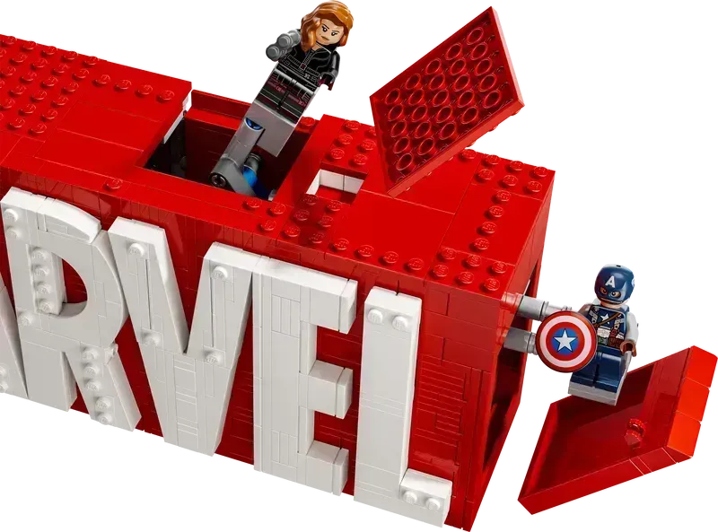 LEGO Marvel Logo und Figuren 76313 Superhelden