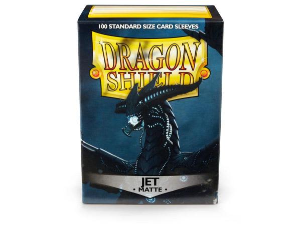 Dragon Shield Sleeves: Matte Jet Black