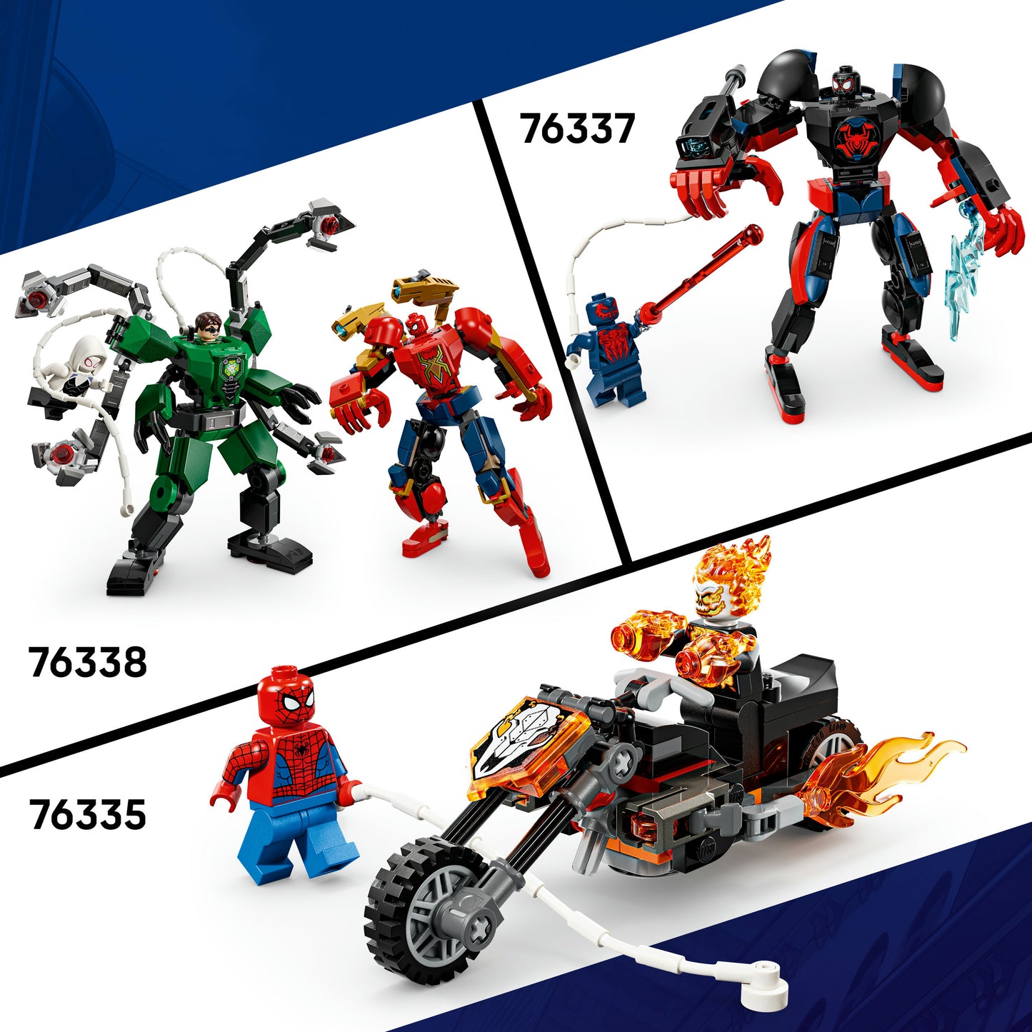 LEGO Marvel Spider-Man Auto vs. Venomized Wolverine Superheld Speelgoed voor Kinderen 76336