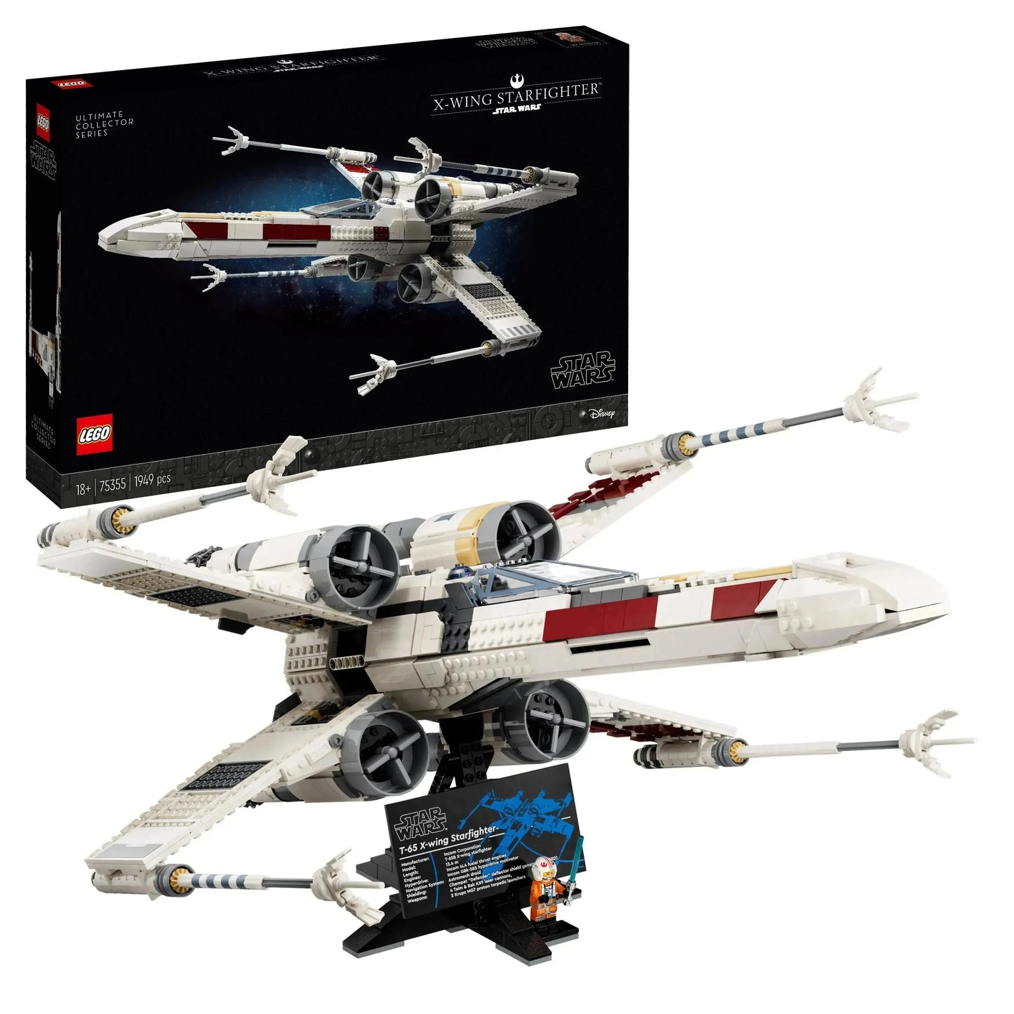 LEGO Luke Skywalkerâs X-Wing Fighter 75355 StarWars