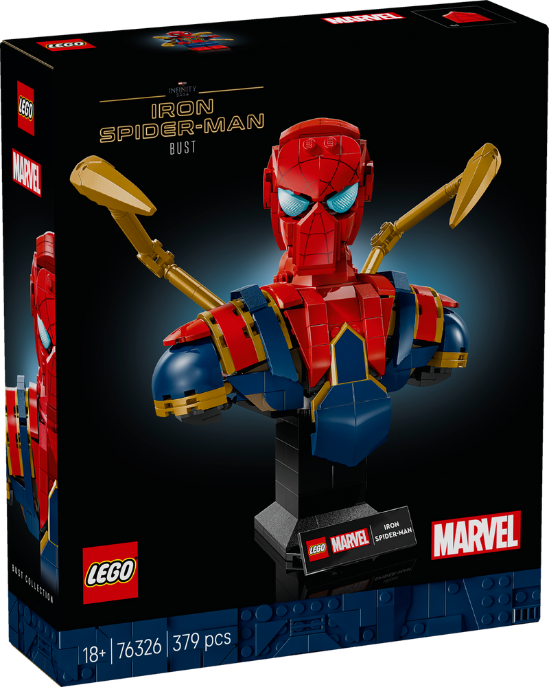LEGO Iron Spider-Man buste 76326 Superheroes