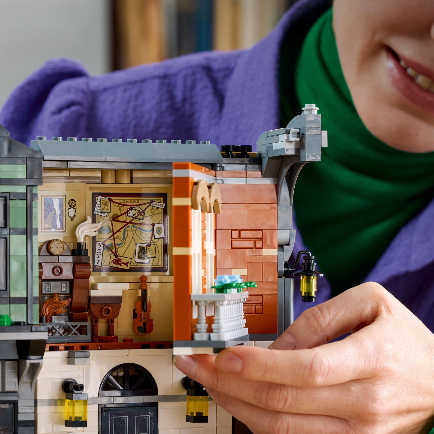 LEGO Sherlock Holmes Boekensteun 10351 Icons (Pre-Order: juni)
