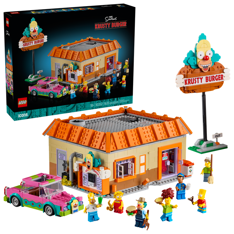 LEGO The Simpsonsâ˘: Krusty Burger 10352 Icons