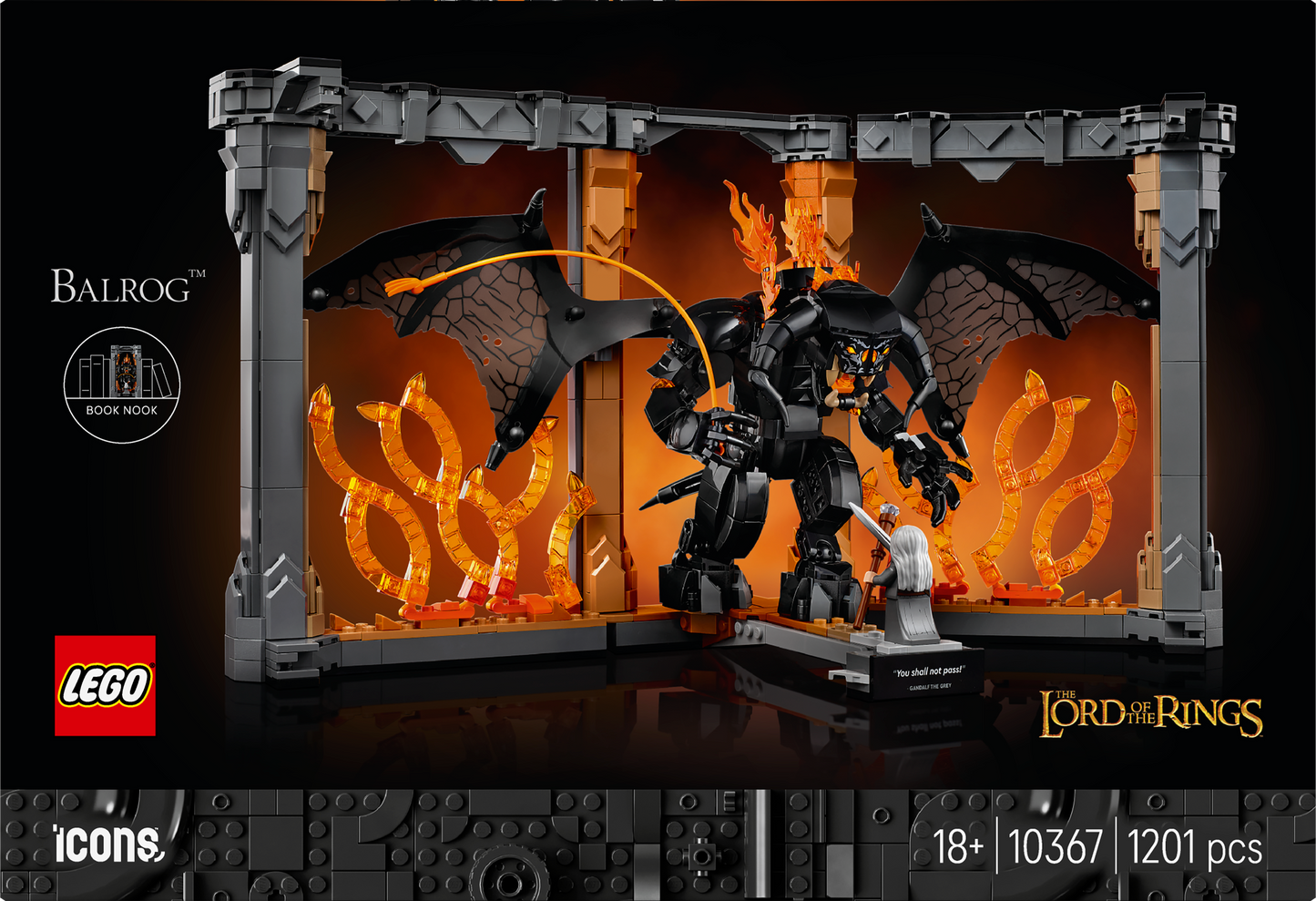 LEGO Boekensteun: The Lord of the Rings – Balrog™ 10367 Lord of the Rings