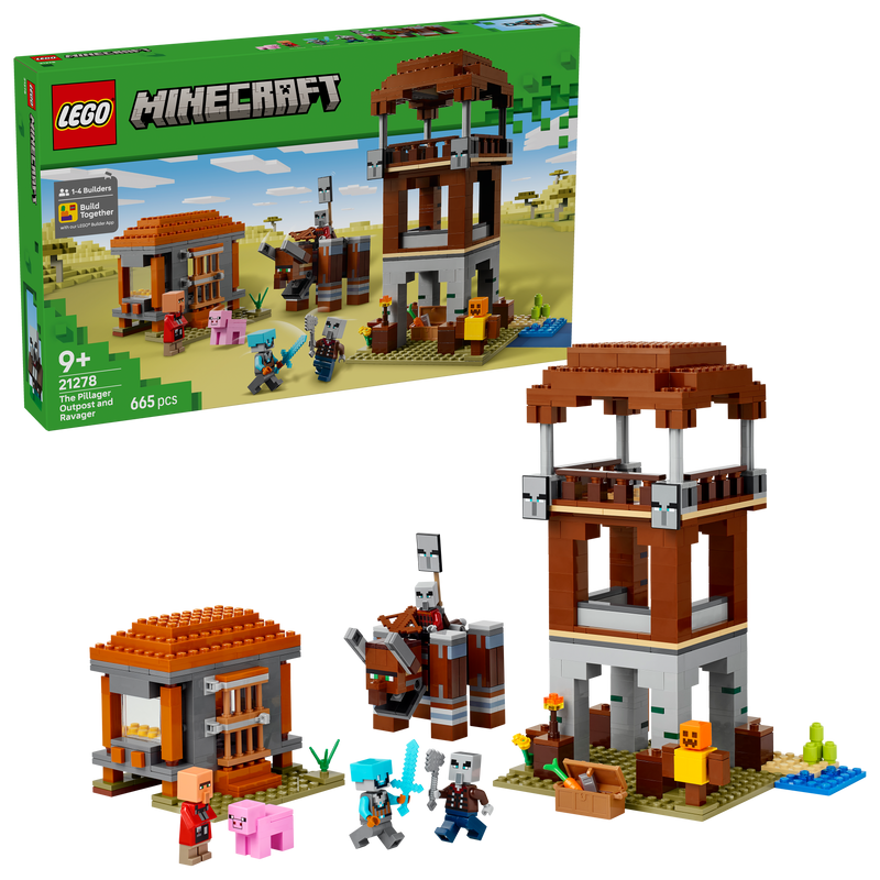 LEGO De Plunderaar buitenpost en Verwoester 21278 Minecraft