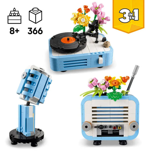 LEGO Plattenspieler mit Blumen 31172 Creator