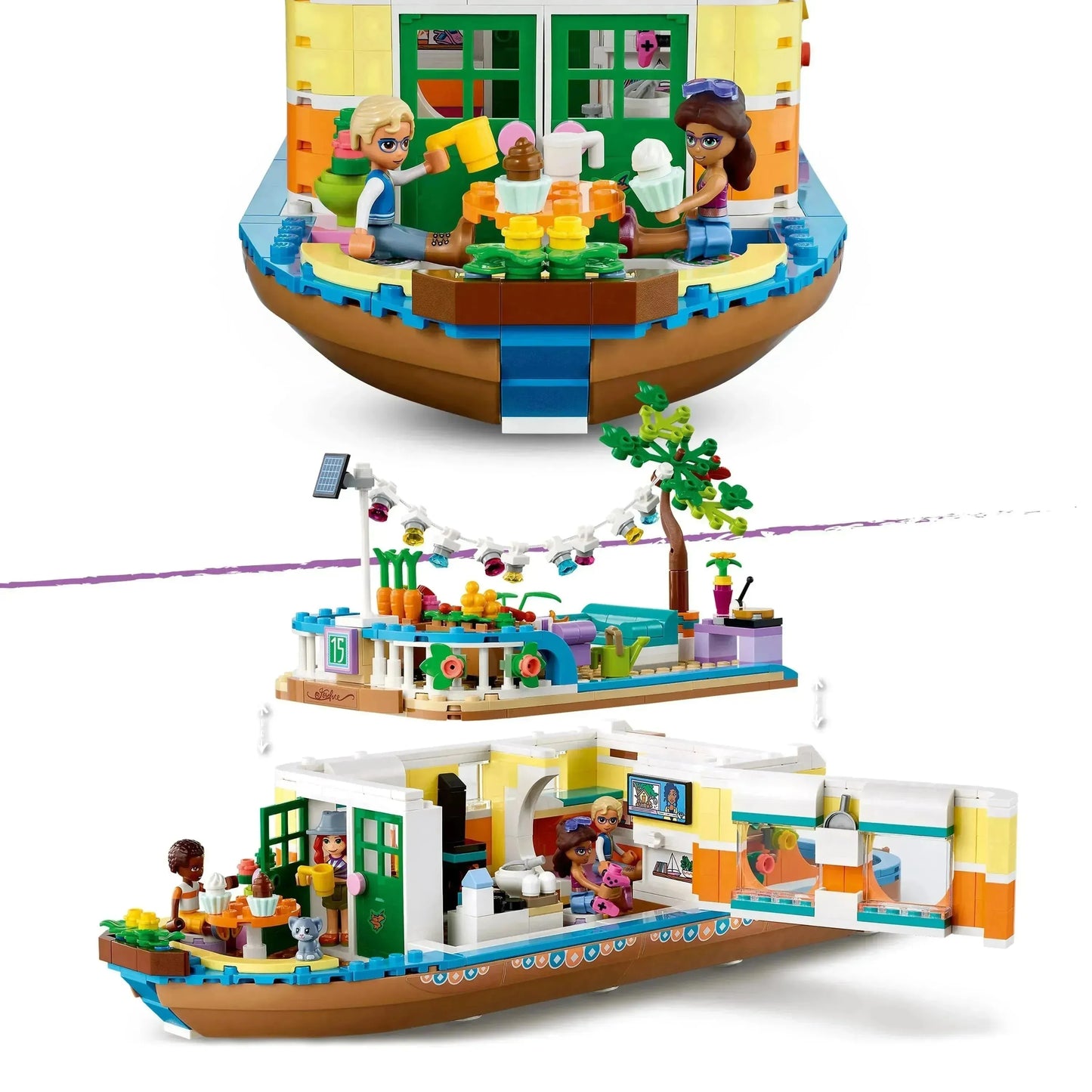 LEGO Woonboot op het kanaal 41702 Friends
