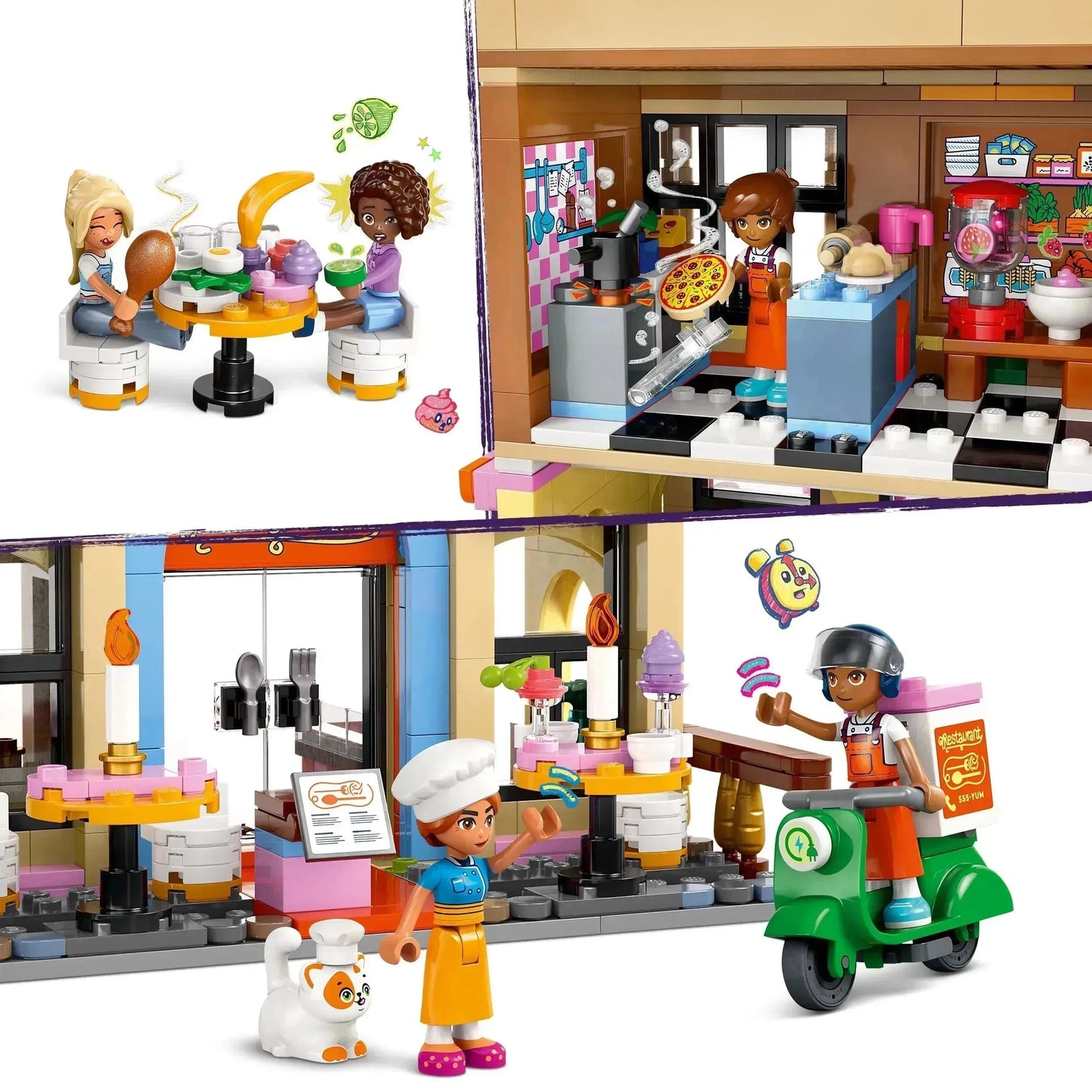 LEGO Kookles in het restaurant 42655 Friends - - LEGO