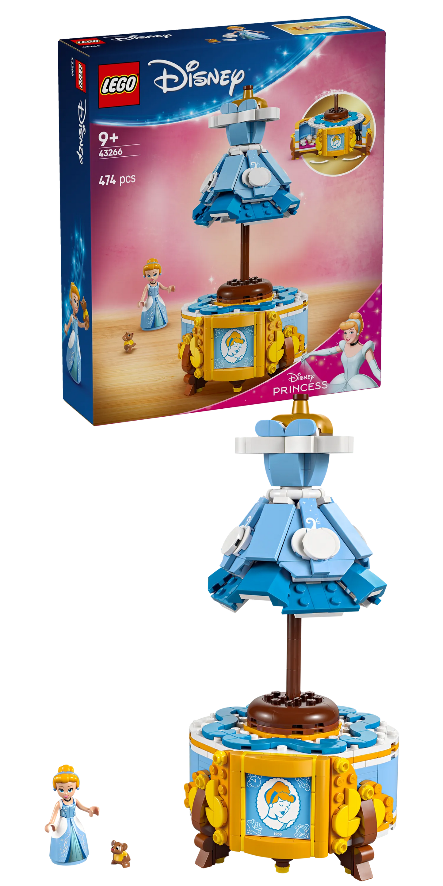 LEGO De Jurk van Assepoester 43266 Disney