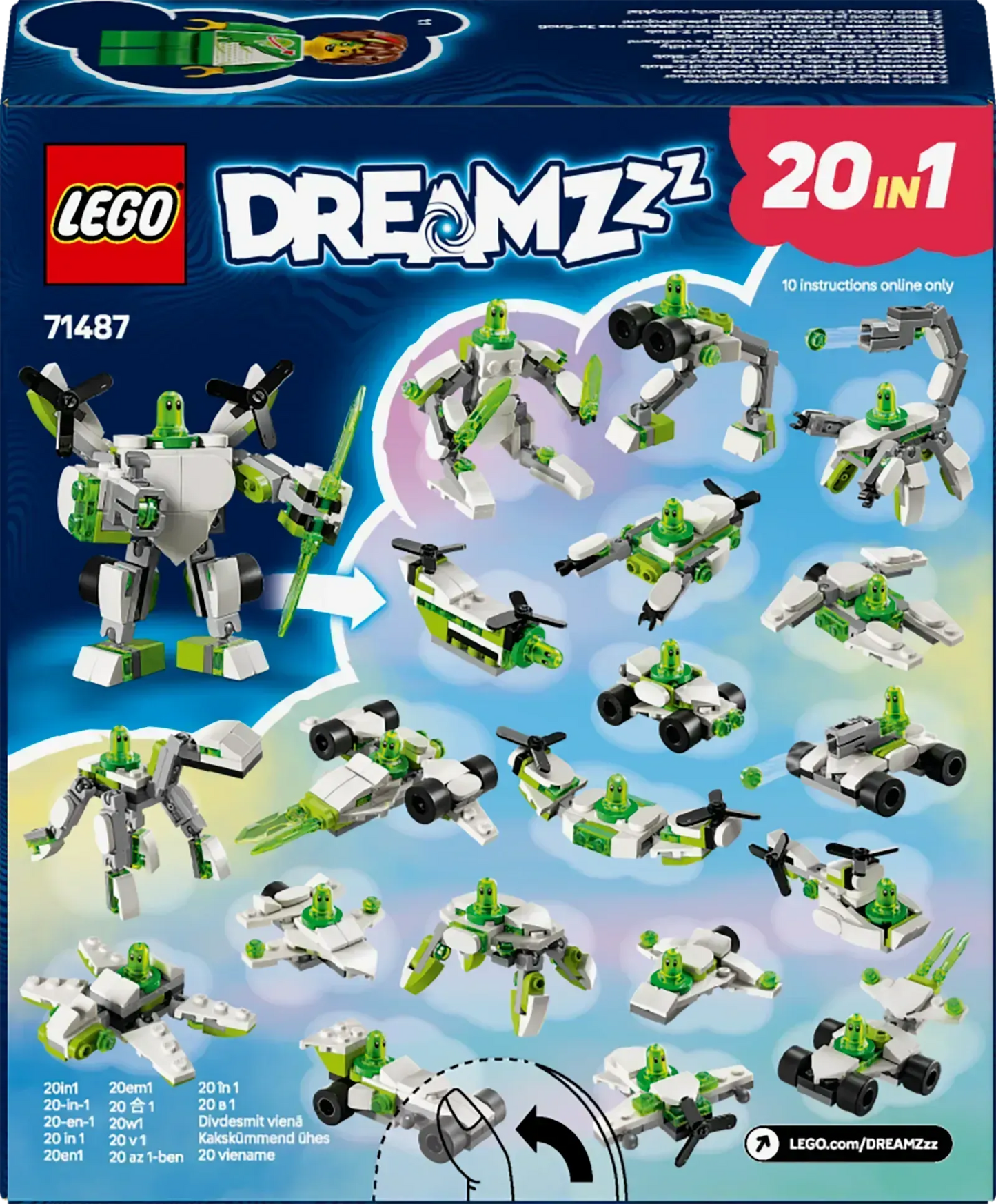 LEGO Z-Blobs Roboter- und Fahrzeugabenteuer 71487 Dreamzzz