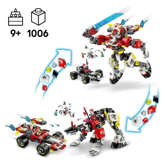 LEGO Coopers Tiger Mech und Zeros HotRod 71497 Dreamzzz
