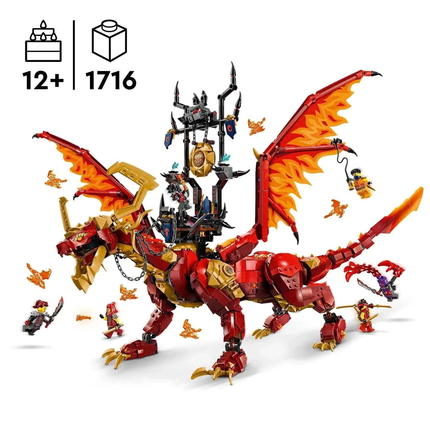 LEGO Source Drache der Bewegung 71822 Ninjago