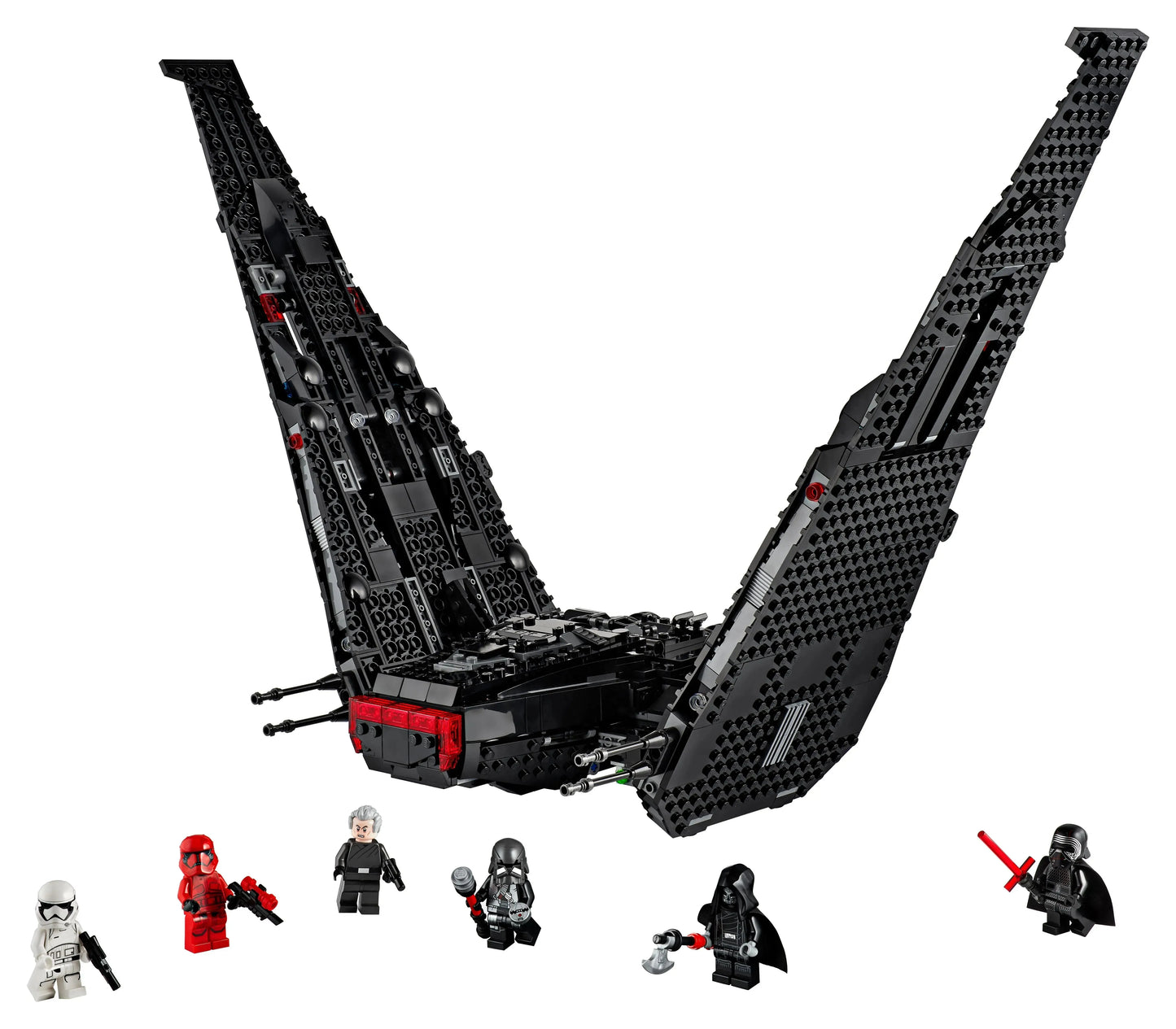 LEGO Kylo Rens Shuttle inklusive Kylo Ren, Pryde, Sith, Troopers und Knights 75256 StarWars