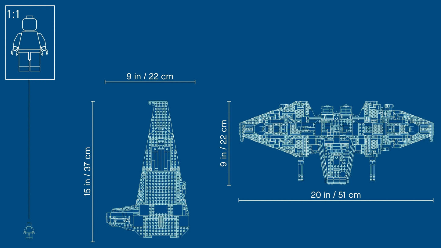 LEGO Kylo Rens Shuttle inklusive Kylo Ren, Pryde, Sith, Troopers und Knights 75256 StarWars