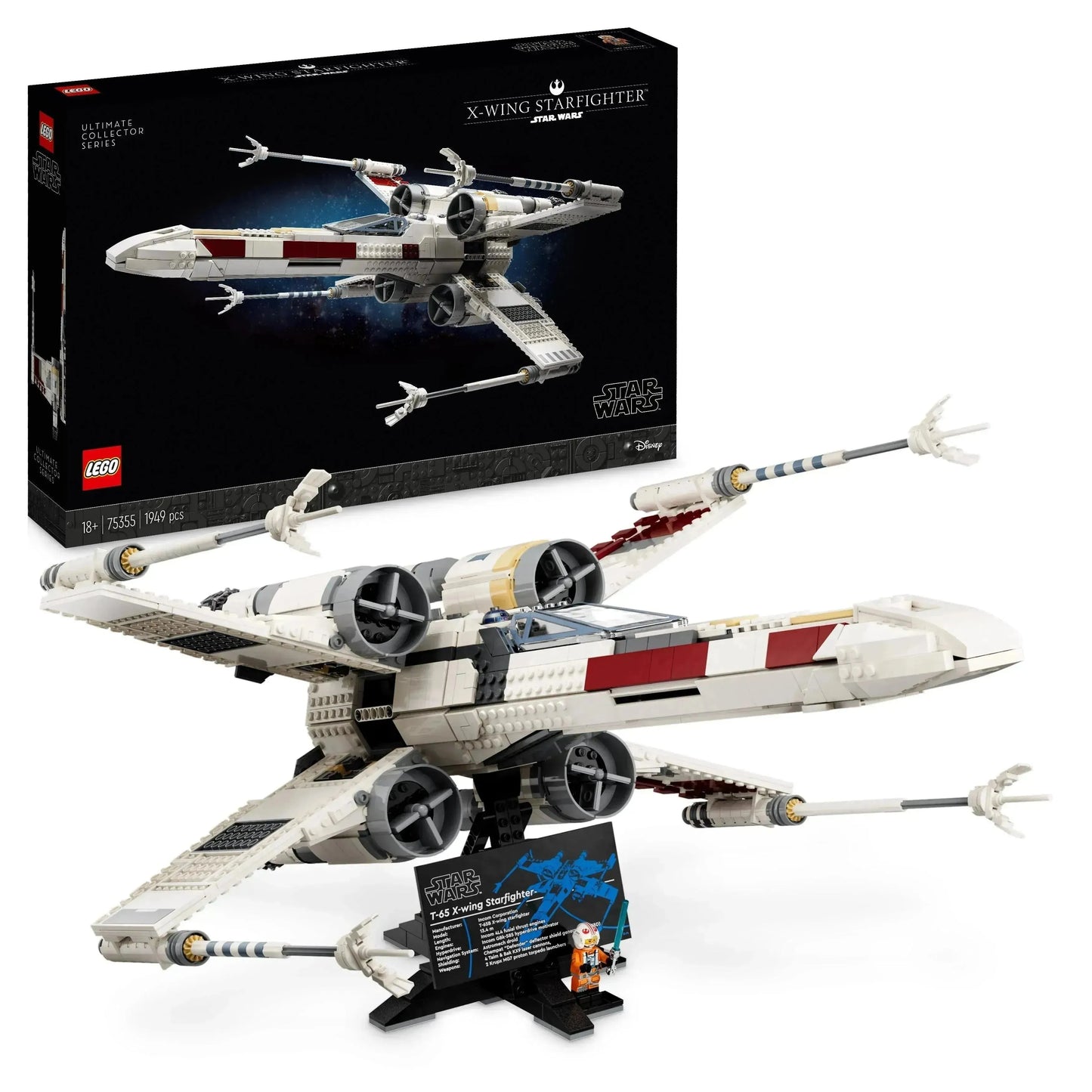 LEGO Luke Skywalkerâs X-Wing Fighter 75355 StarWars