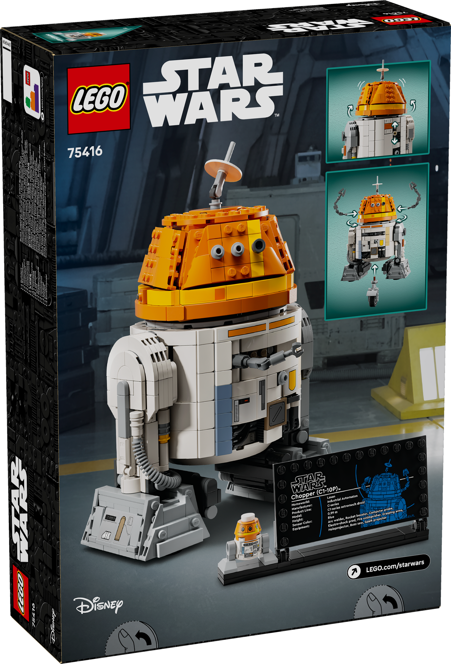 LEGO Chopper (C1-10P)⢠Astromech Droid 75416 StarWars