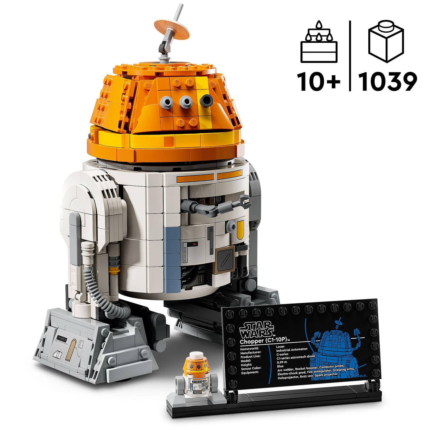 LEGO Chopper (C1-10P)⢠Astromech Droid 75416 StarWars