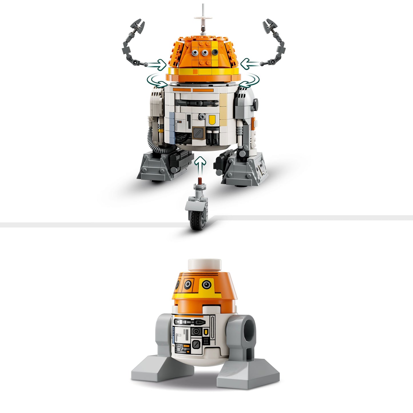 LEGO Chopper (C1-10P)⢠Astromech Droid 75416 StarWars