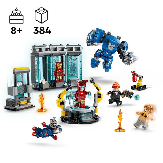 LEGO Iron Mans Labor: Rüstungsraum 76315 Superhelden (Vorbestellung: April)