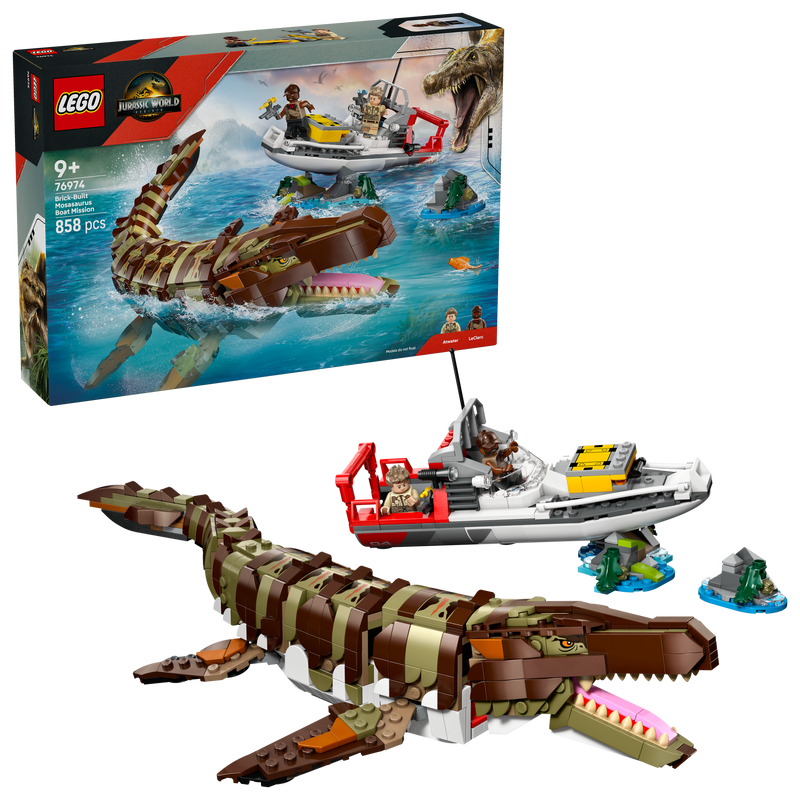LEGO Bouwbare Mosasaurus bootmissie 76974 Jurassic World (Pre-Order: juni)