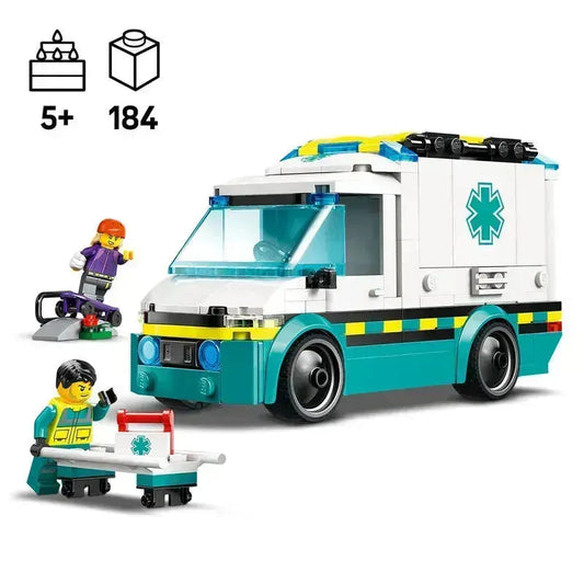 LEGO Krankenwagen mit Brüdern 60451 City