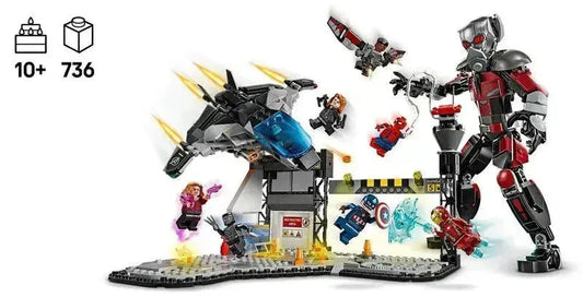 LEGO Captain America: Civil War-Actionszene 76314 Superhelden
