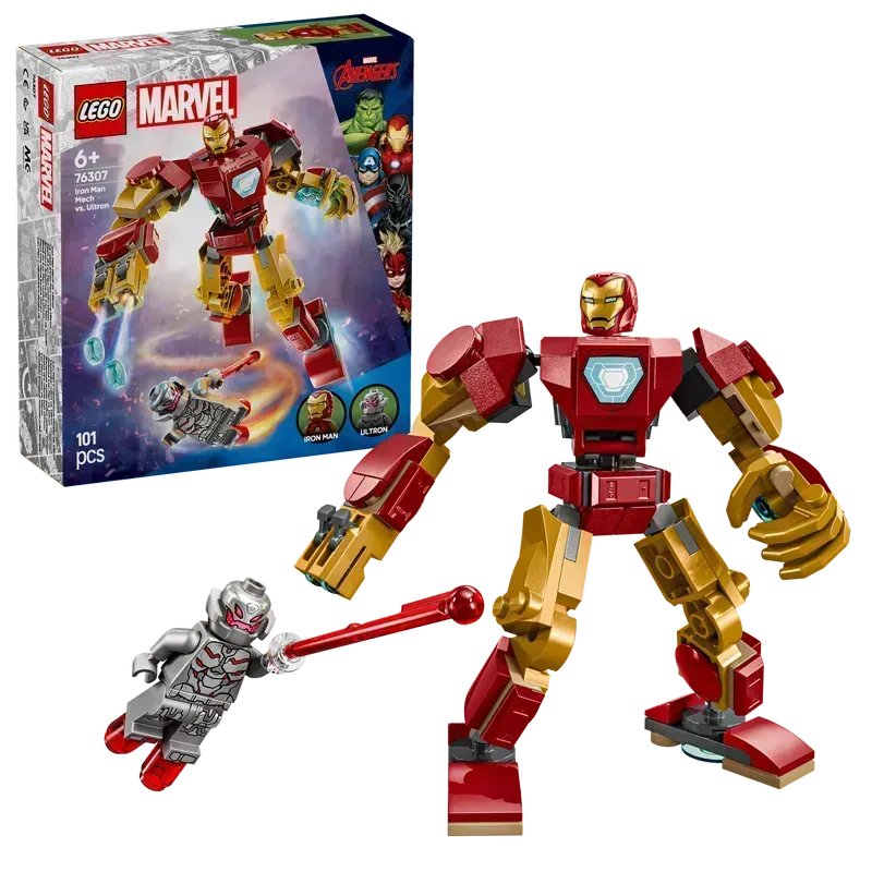 LEGO Iron Man vs Ultron 76307 Superhelden
