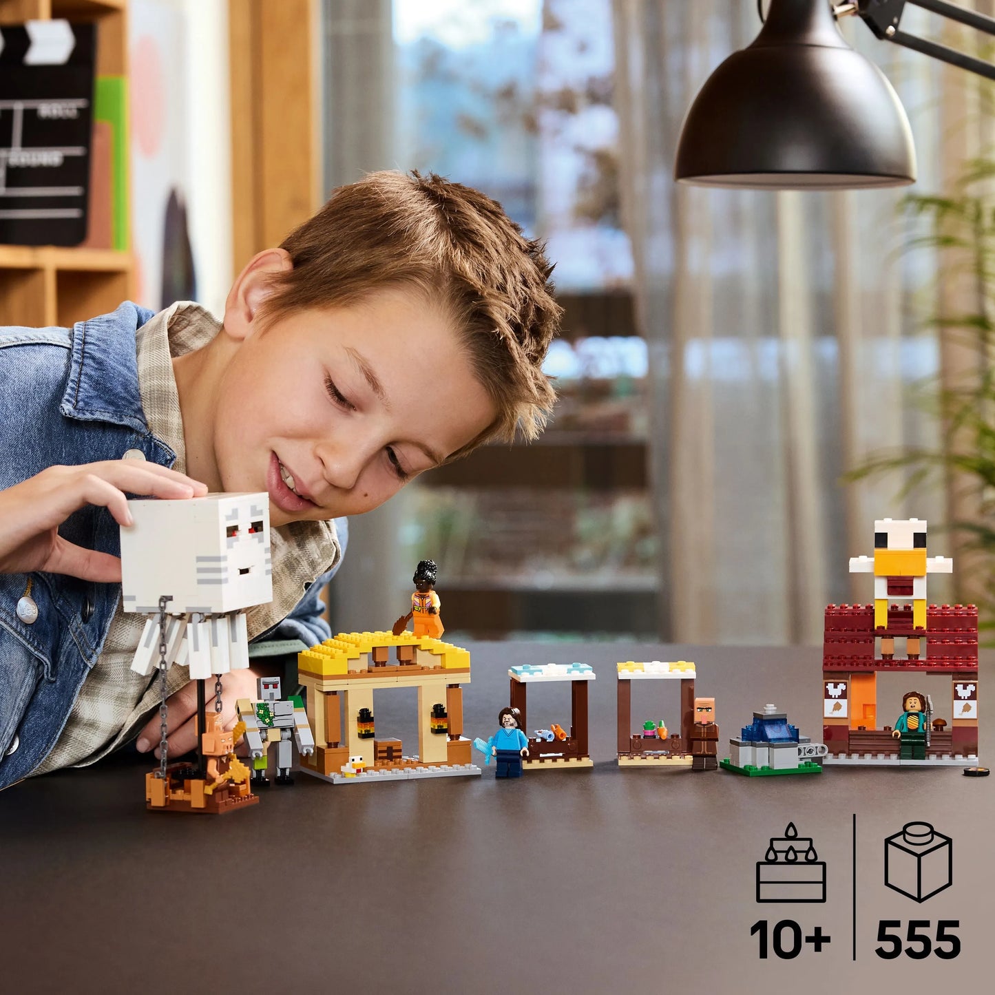 LEGO Der Angriff auf das Ghast-Ballondorf 21273 Minecraft