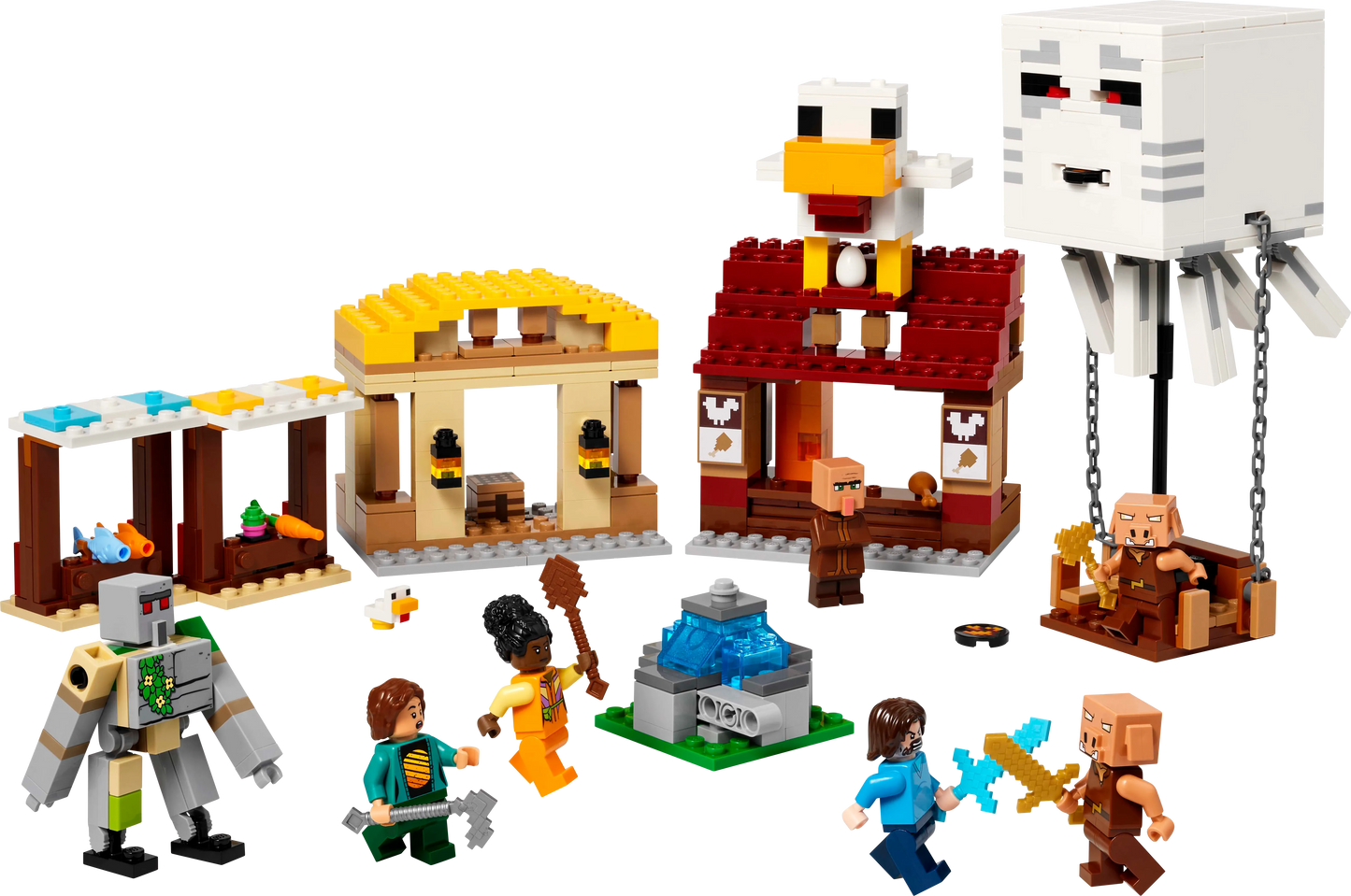 LEGO Der Angriff auf das Ghast-Ballondorf 21273 Minecraft