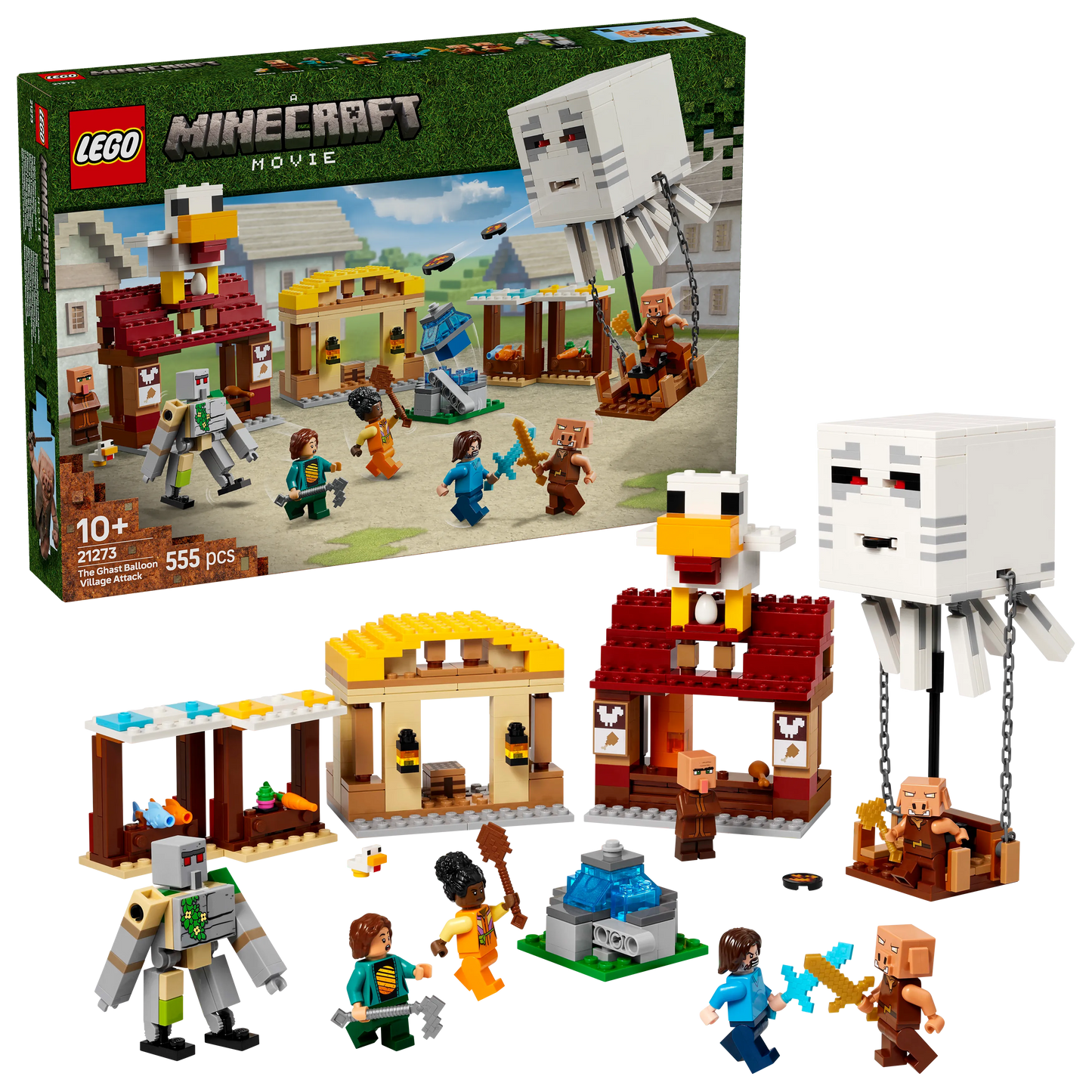 LEGO Der Angriff auf das Ghast-Ballondorf 21273 Minecraft