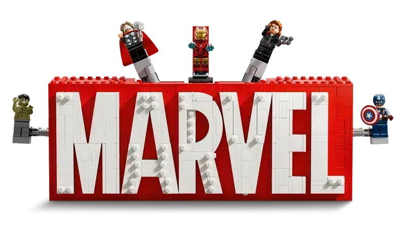 LEGO Marvel Logo und Figuren 76313 Superhelden