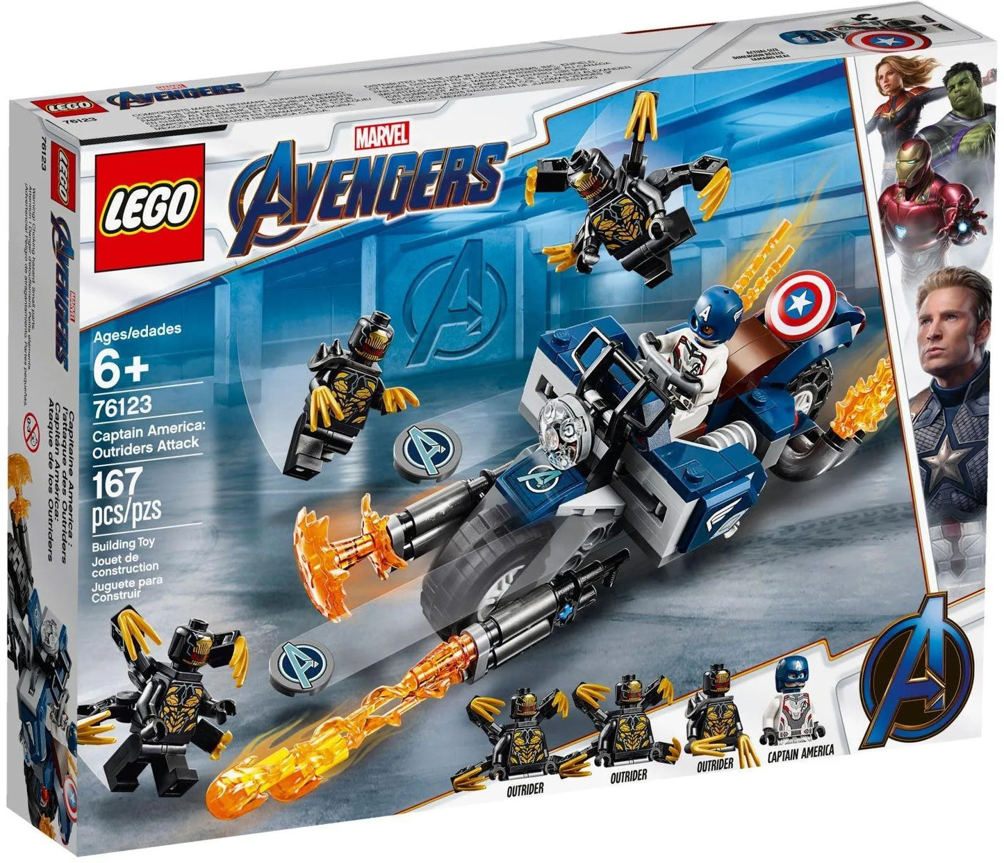 LEGO Captain America: Aanval van de Outriders 76123 Marvel Super Heroes LEGO Captain America: Outriders Attack 76123 Marvel Super Heroes 76123 @ 2TTOYS | Official LEGO shopšš„° LEGO ā¬. 16.49
