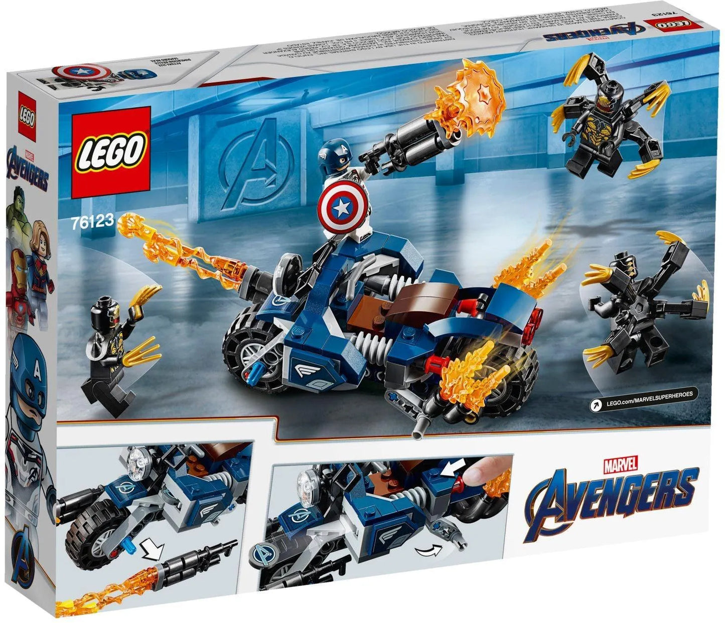 LEGO Captain America: Aanval van de Outriders 76123 Marvel Super Heroes LEGO Captain America: Outriders Attack 76123 Marvel Super Heroes 76123 @ 2TTOYS | Official LEGO shopšš„° LEGO ā¬. 16.49