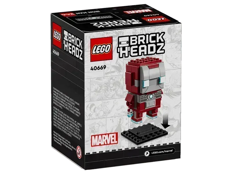 LEGO Iron Man MK5 figurine 40669 Brickheadz LEGO BRICKHEADZ @ 2TTOYS | Official LEGO shopšš„° LEGO ā¬. 9.99
