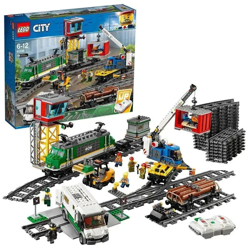 LEGO Sterke City vrachttrein met kraan 60198 City LEGO CITY TREINEN @ 2TTOYS | Official LEGO shopšš„° LEGO ā¬. 159.48