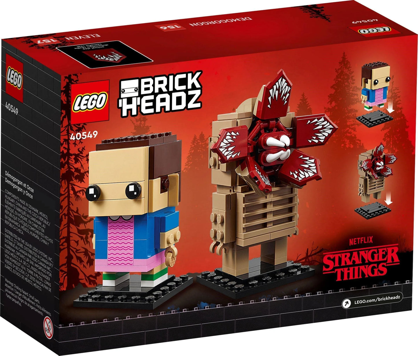 LEGO Demogorgon & Eleven 40549 BrickHeadz LEGO BRICKHEADZ @ 2TTOYS | Official LEGO shopšš„° LEGO ā¬. 39.99