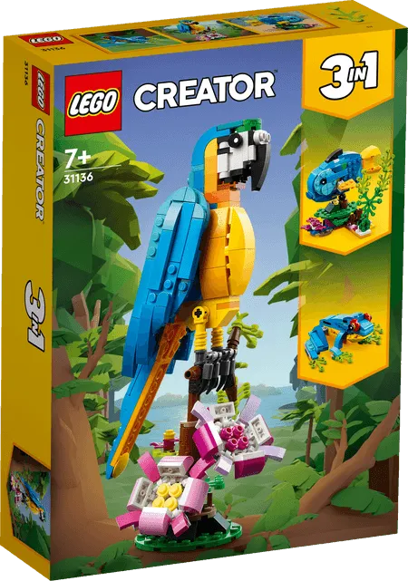 LEGO Exotische papegaai 31136 Creator 3 in 1 LEGO CREATOR @ 2TTOYS | Official LEGO shopšš„° LEGO ā¬. 21.48