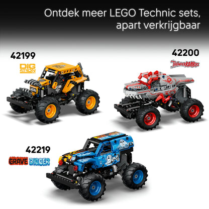 LEGO Technic Monster Jam Sparkle Smash Pull-Back Monstertruck Speelgoed voor Kinderen 42220