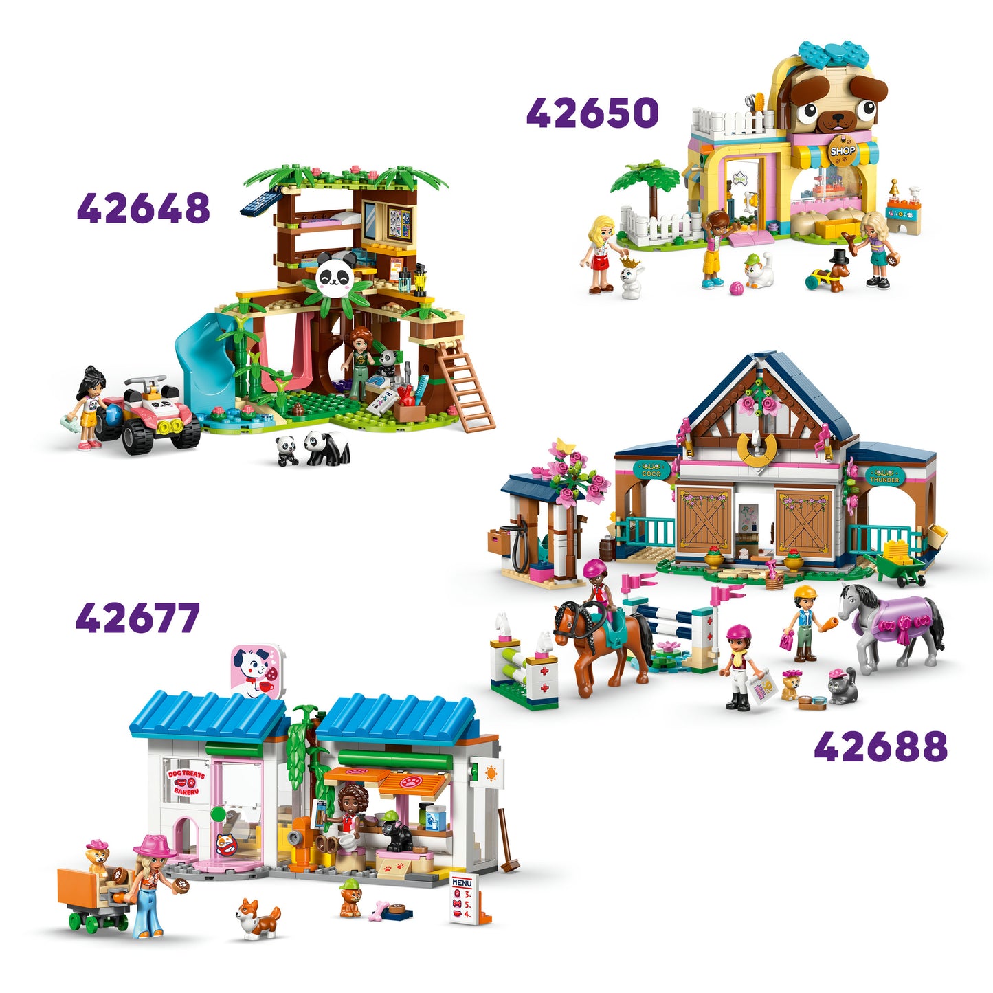 LEGO Friends Trailer met Paard en Veulen Bouwpakket met Speelgoed voor Kinderen en Poppetjes 42695