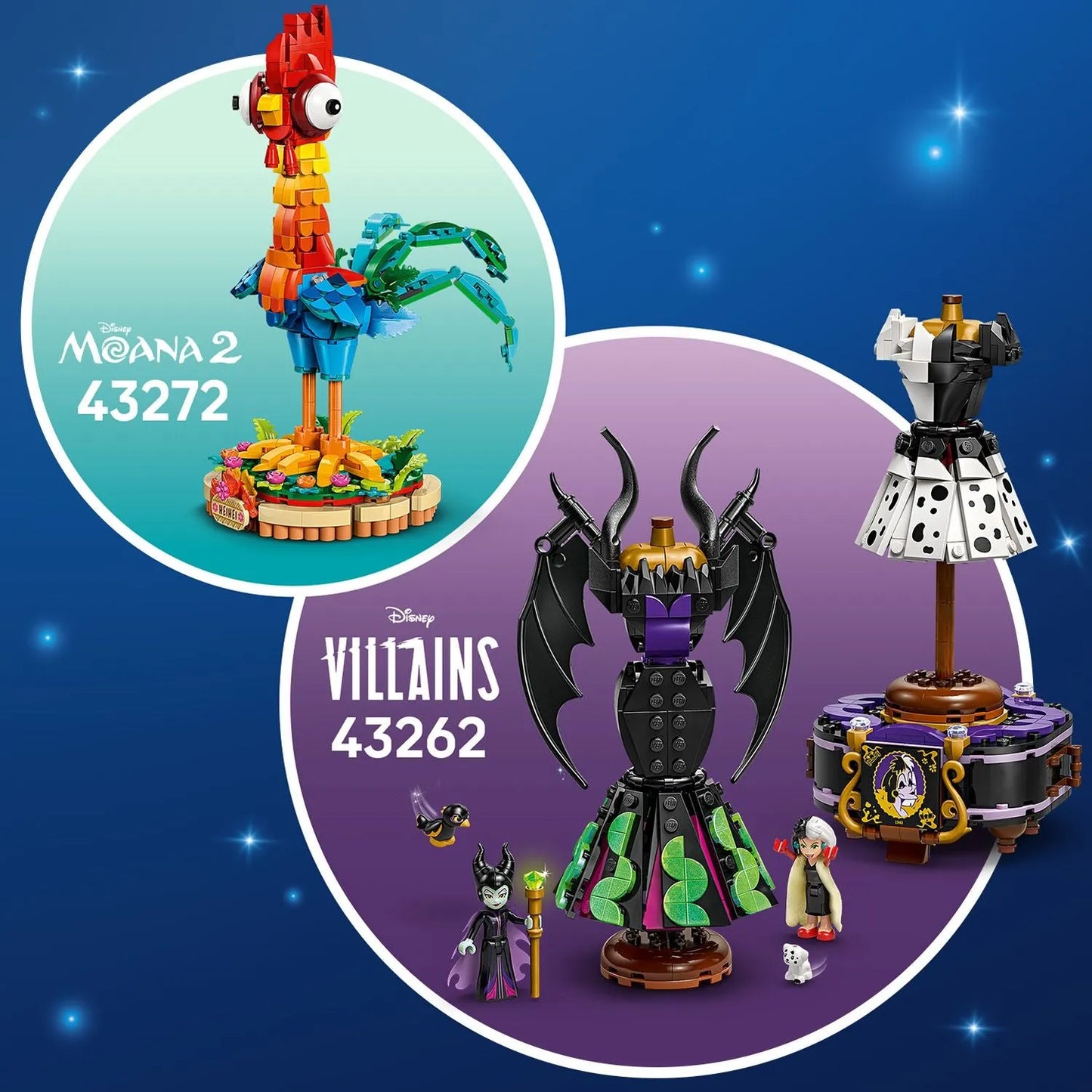 LEGO Die Kleider von Maleficent und Cruella De Ville 43262 Disney