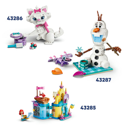 LEGO® ǀ Disney Frozen Elsa's IJskasteel en Sneeuwrit - Bouwset voor Kinderen Vanaf 4 Jaar - 43281